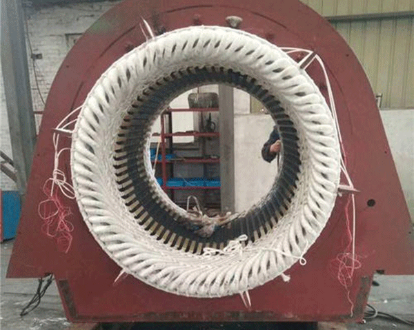 西安西玛高压电机绕线故障的维修流程分享。