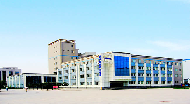 图为西安泰富西玛电机厂区办公楼照片